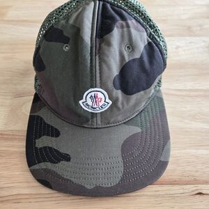 Moncler Green‎ Camo Berretto Baseball Mesh Cap